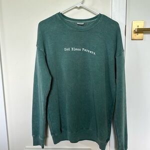 God Bless Farmers Crew Neck
